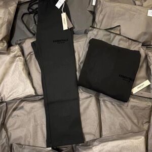 Essentials Jet Black Loungewear Set